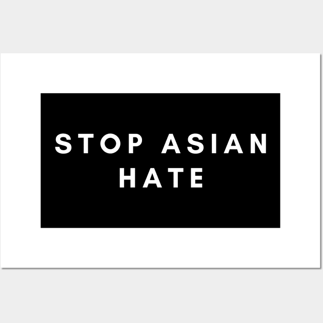 Stop Asian Hate Wall Art by Likeable Design